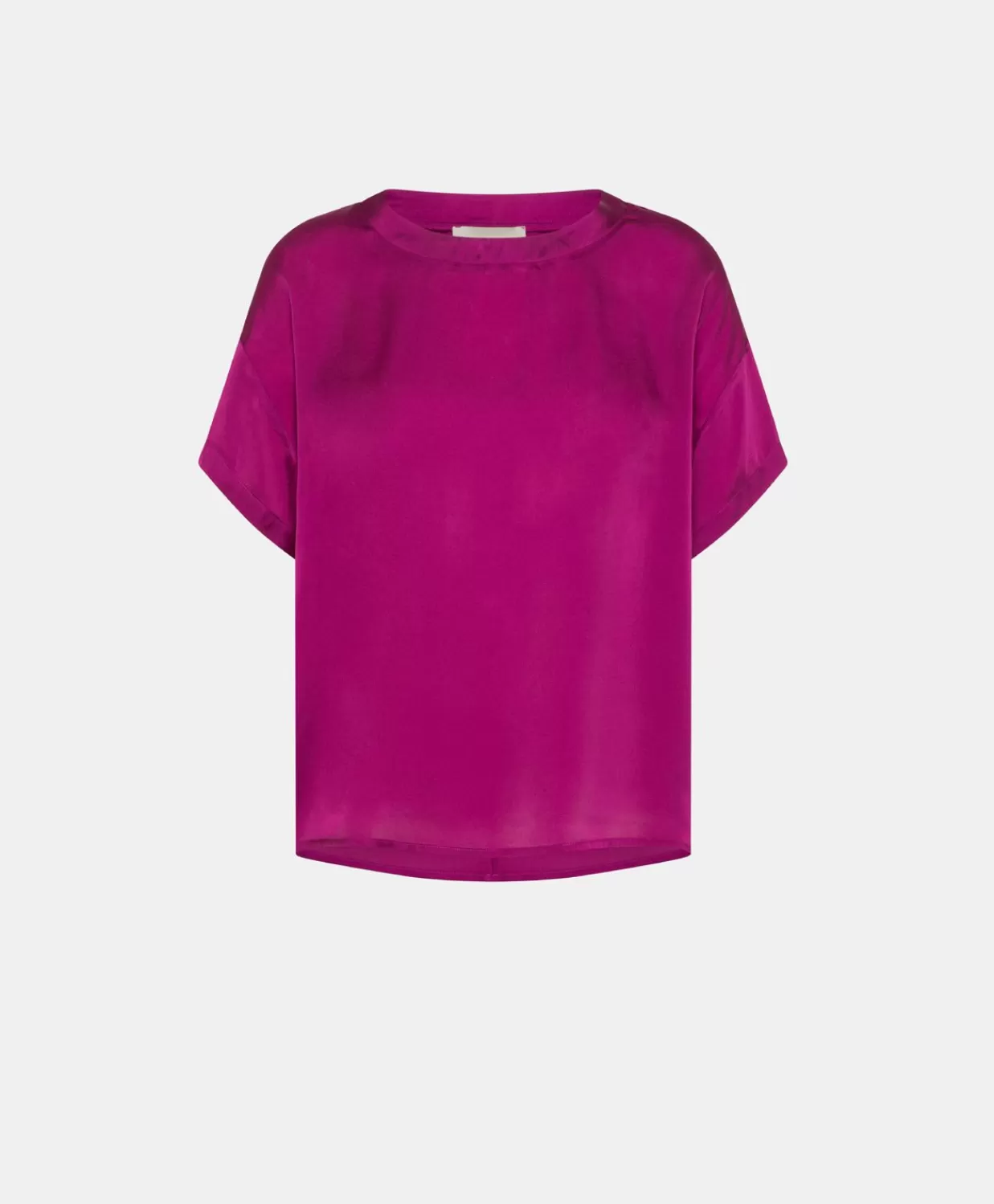 Cheap Alonso Blouse Van Effen Zijde - Cyclaam Vrouwen Bloesjes En Overhemden