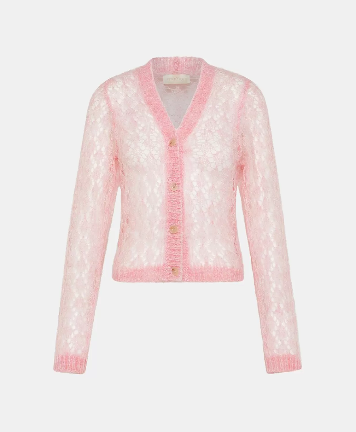 Online Altea Zacht Mohair Vest - Baby Roze Vrouwen Gebreide Kleding