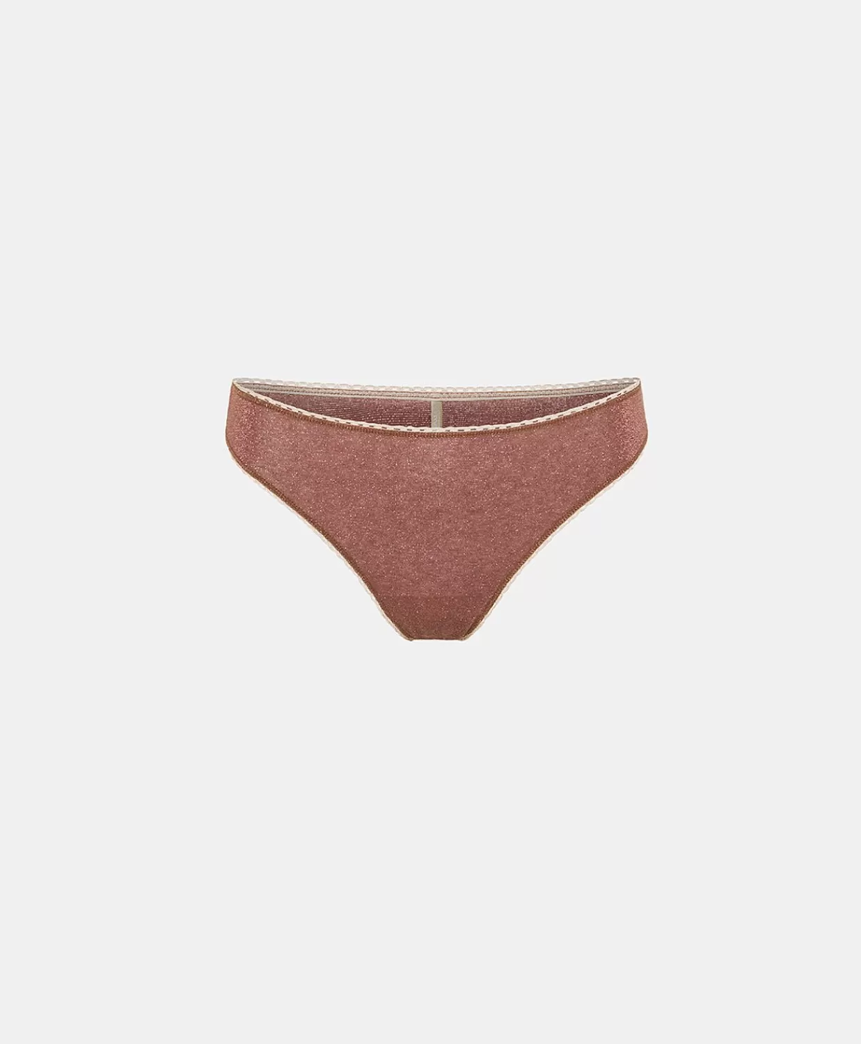 Best Arca Lurex Jersey Slip - Terracotta Vrouwen Slips