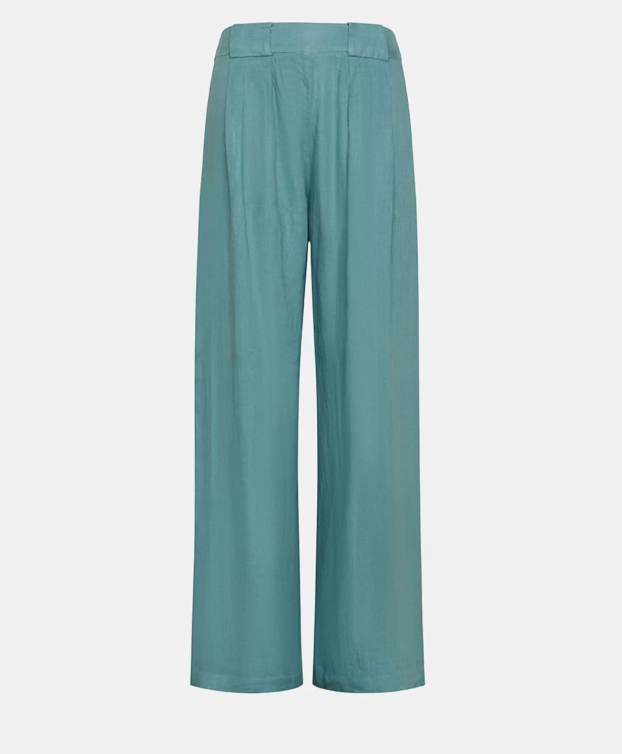 Clearance Aspen Effen Linnen Broek - Cerulean Vrouwen Broeken En Korte Broeken