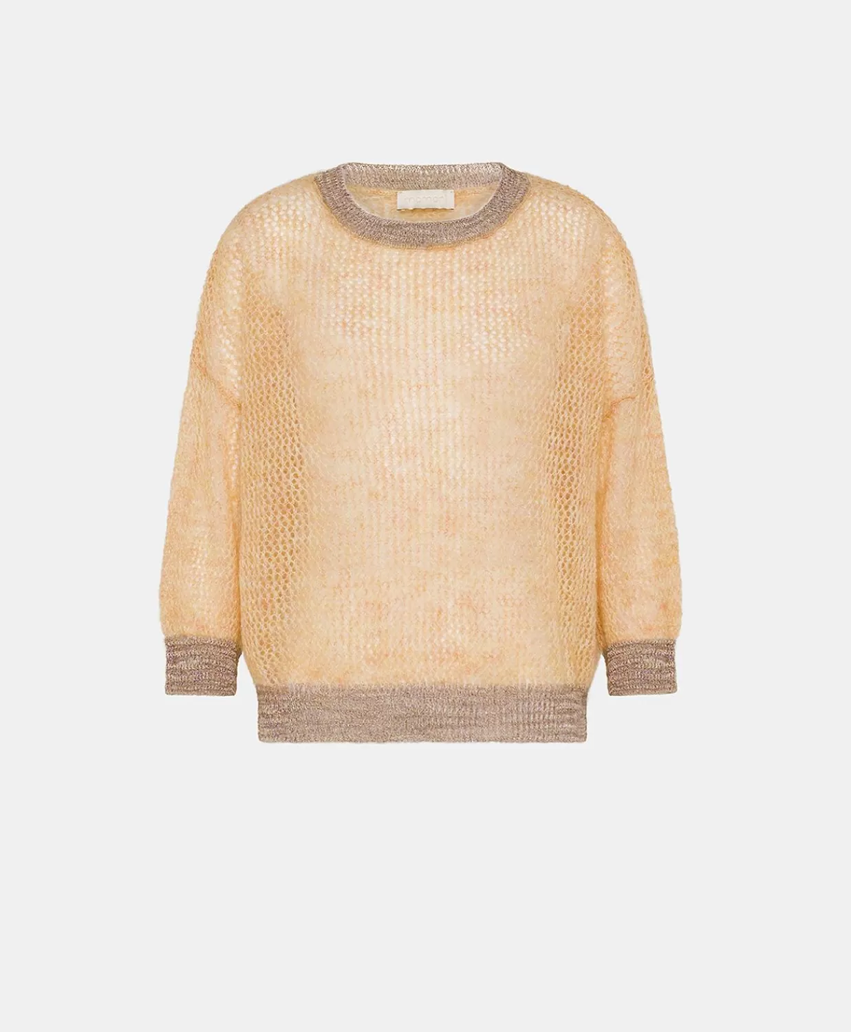 Best Sale Bella Zachte Mohair Trui - Oranje Vrouwen Gebreide Kleding