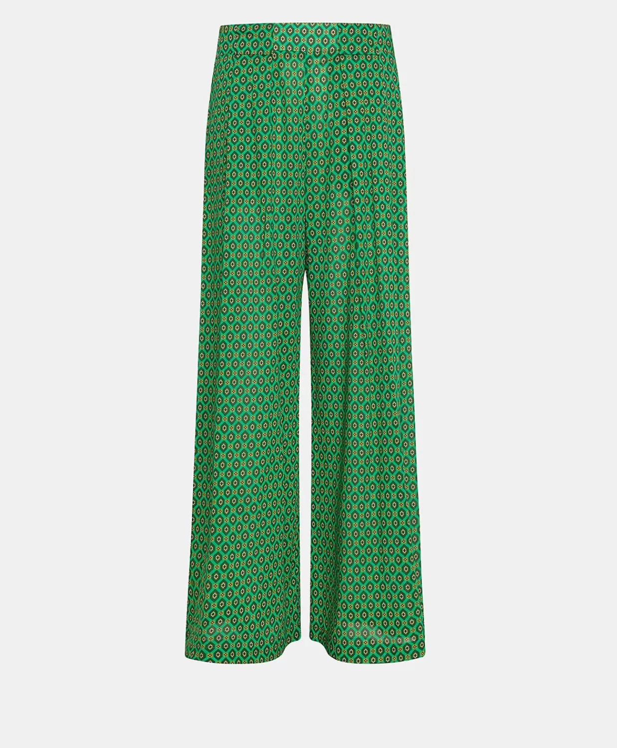 Cheap Broek Van Katoenen Voile Met Aspen-Print - Smaragd Vrouwen Broeken En Korte Broeken