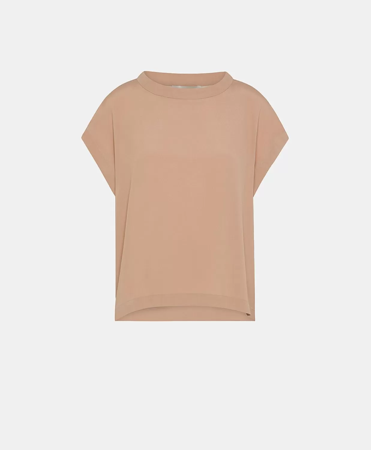 Flash Sale Curacao Zijden Acetaat Blouse - Nude Vrouwen Bloesjes En Overhemden