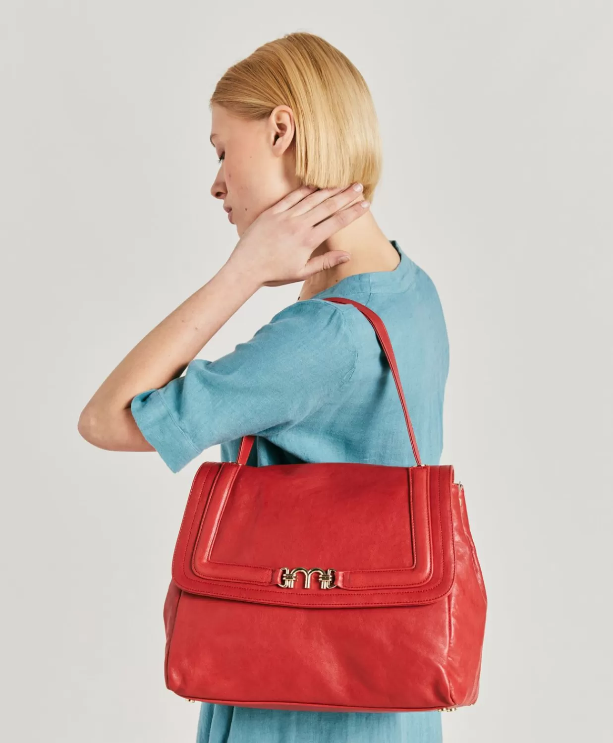 New Flore Bag Leren Tas - Rood Vrouwen Tassen En Koppelingen