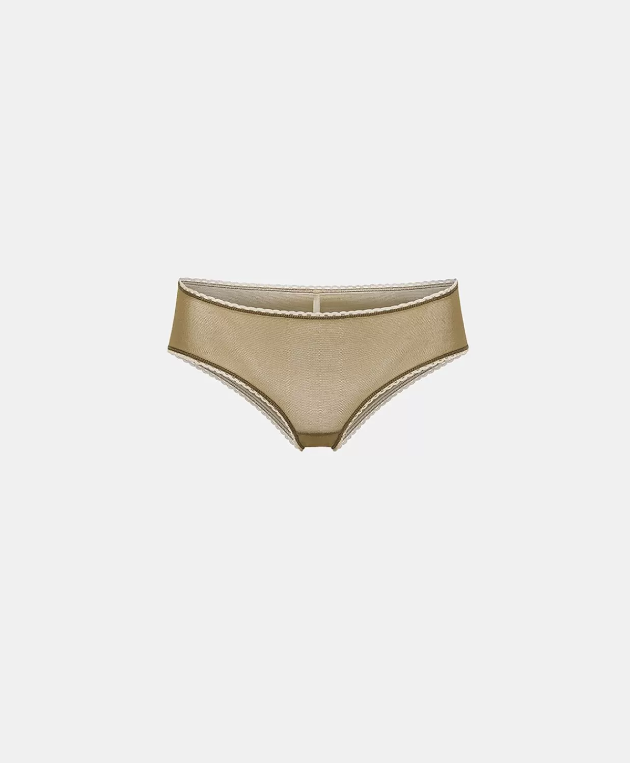 Sale Hangmatslip Van Tule - Olijf Vrouwen Slips