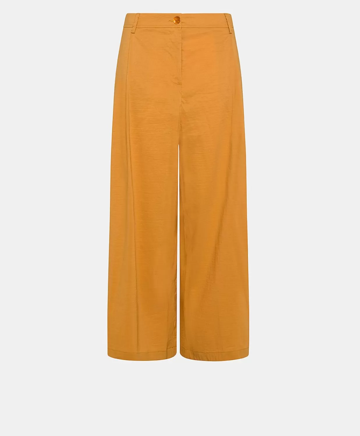 Clearance Ilda-Broek Van Katoenlinnen - Papaya Vrouwen Broeken En Korte Broeken