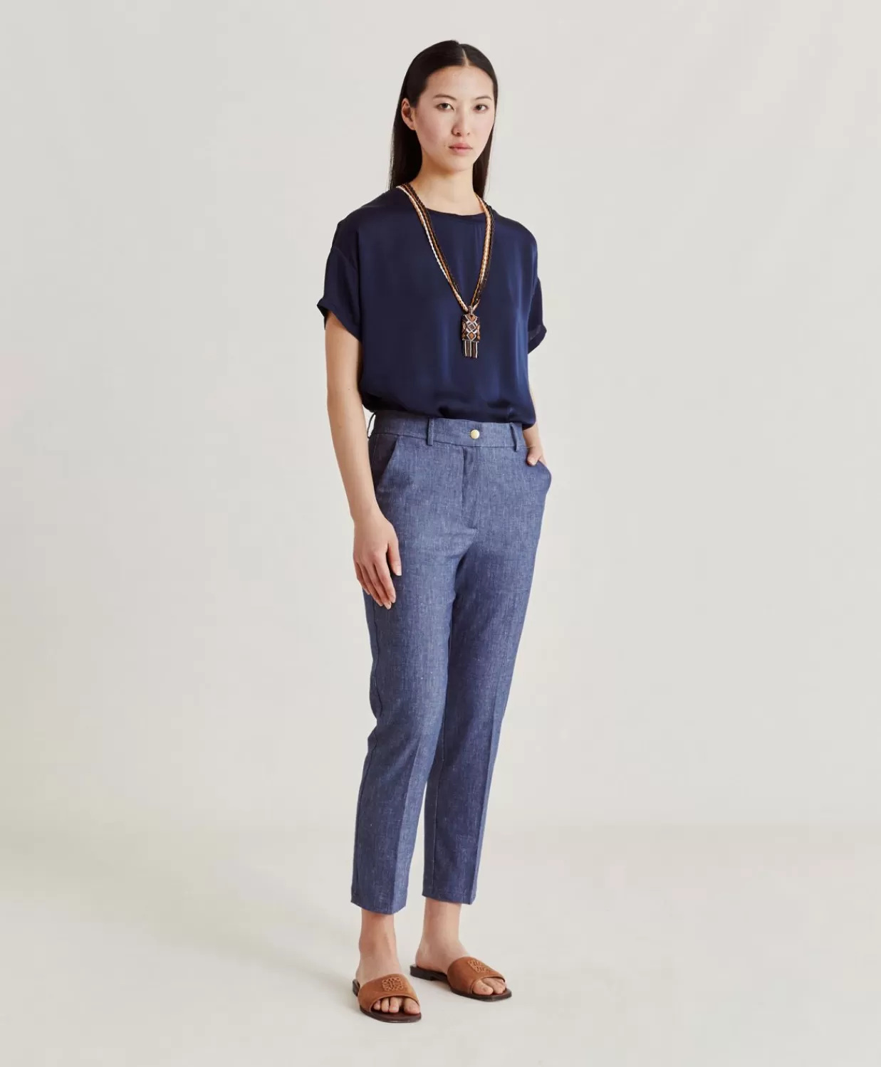 Cheap Joy Lichtgewicht Denimbroek - Blauwe Jeans Vrouwen Broeken En Korte Broeken