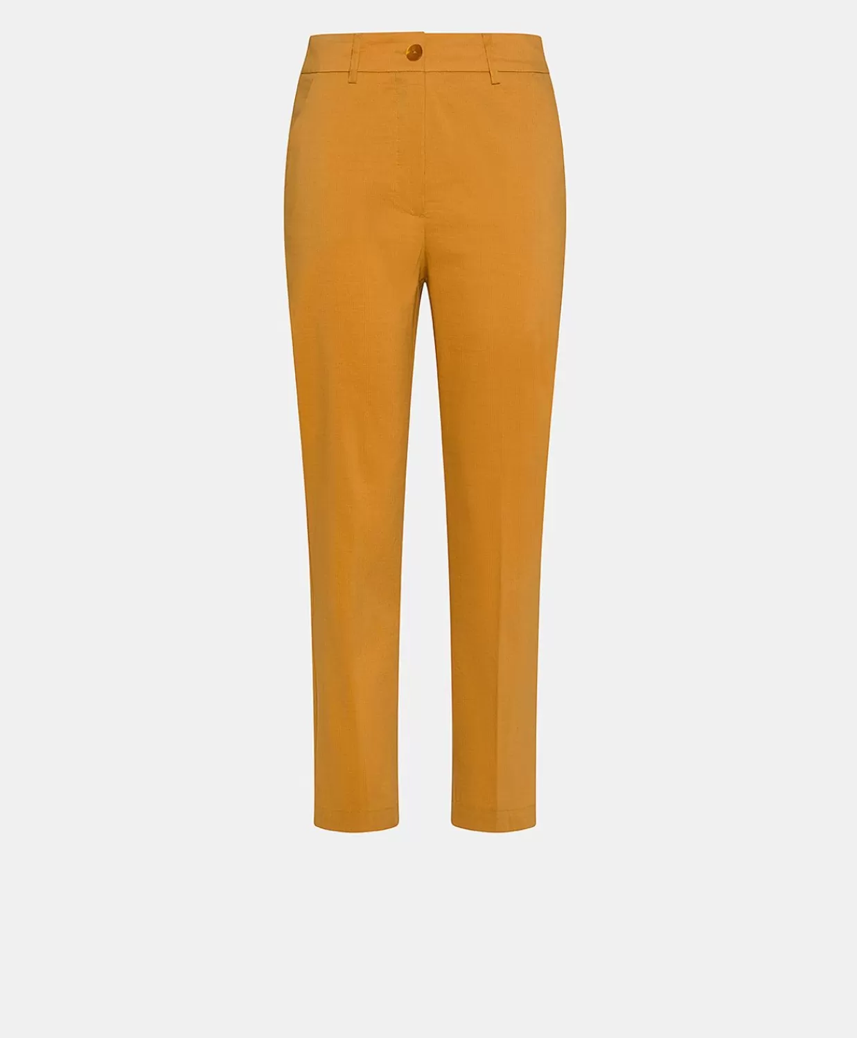 Discount Lyon Katoenen Linnen Broek - Papaya Vrouwen Broeken En Korte Broeken