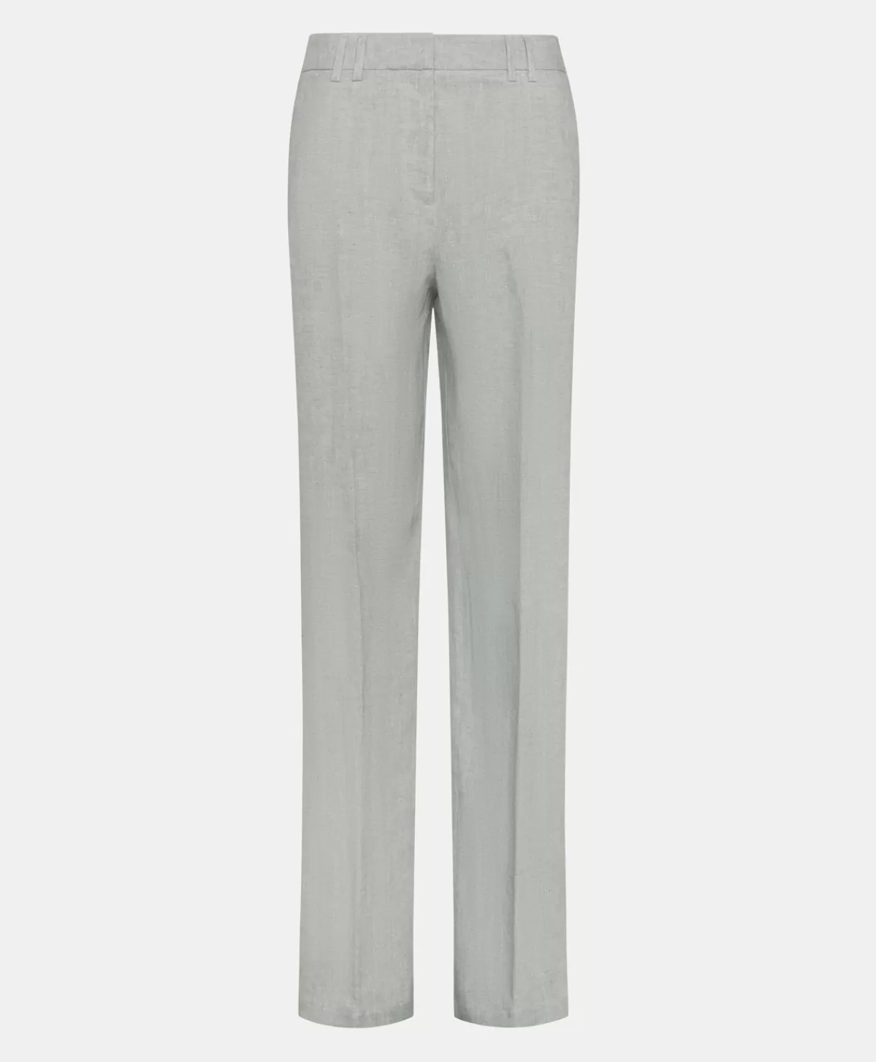 Best Sale Narciso Linnen Lurex Broek - Grijs Vrouwen Pakken En Pakken