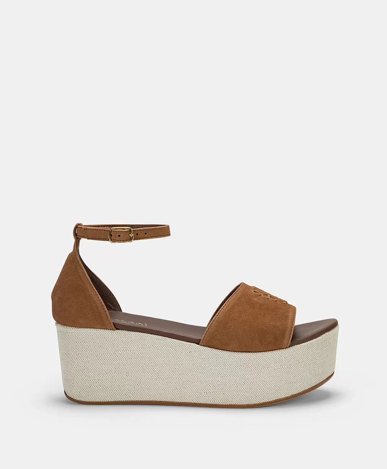 Clearance Soraya-Sandalen Van Leer En Canvas - Leer Vrouwen Schoenen