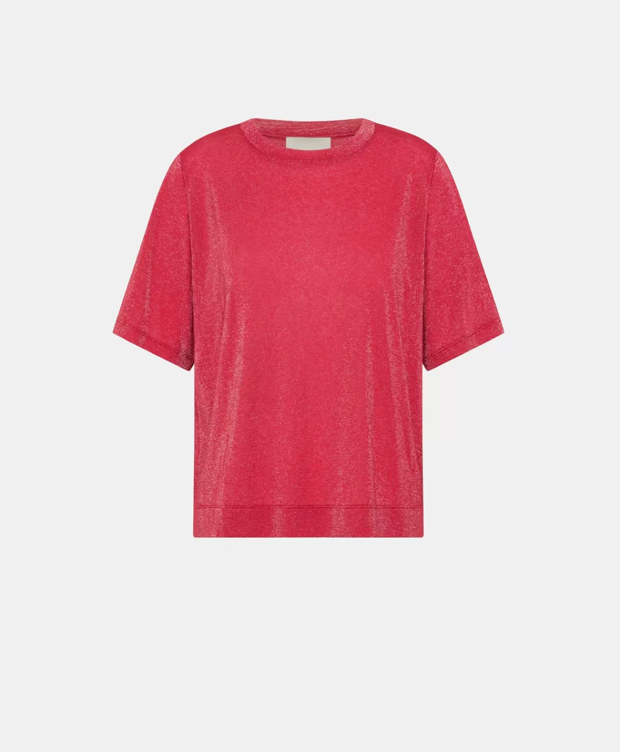 Discount Thirt Iora In Jersey Lurex - Magenta Vrouwen T-Shirts En Tops